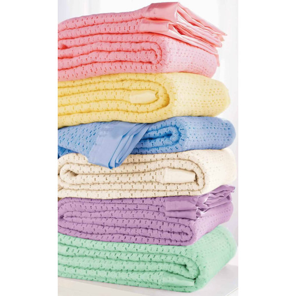 Latitude Run Sundhya Lightweight Cellular Blanket & Reviews Wayfair.co.uk